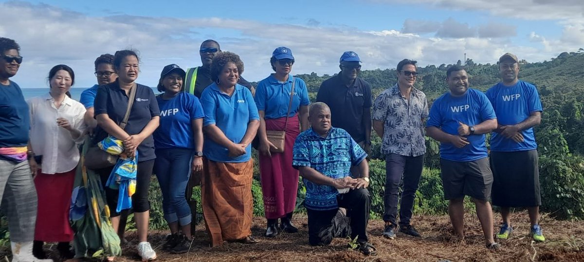 LewaiAkosita's tweet photo. 🌱WFP Pacific MCO team plant 70 Damanu seedlings at Kalokolevu Biodiversity Park— act of environmental stewardship and community collaboration.
Disclaimer: The views expressed in this post are personal and do not necessarily reflect those of the World Food Programme . https://t.co/urtx8gwx6T