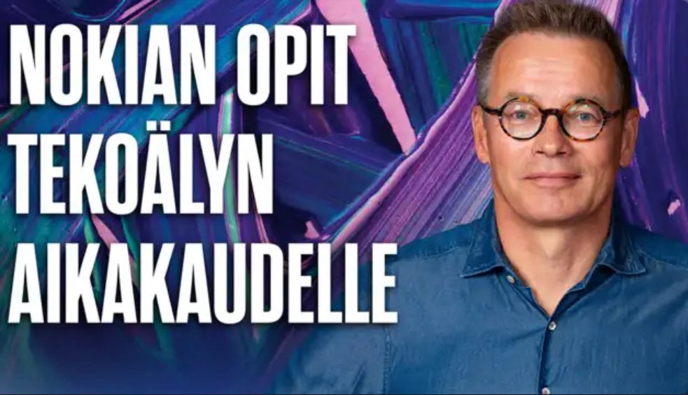 Jyri Engeström (@jyri) on Twitter photo Silon myynyt <a href="/TeroOjanpera/">Tero Ojanpera</a> loikkasi Nokian johtoryhmästä tekoäly-yrittäjäksi ja teki Suomen merkittävimmän AI-exitin. Kysyimme <a href="/timomj/">Timo Ahopelto</a>:n kanssa Terolta, mitä voidaan oppia Nokian kaatumisesta ja miten Suomi 🇫🇮 voi välttää toistamasta samoja virheitä tekoälyn murroksessa – ja Silon myynyt <a href="/TeroOjanpera/">Tero Ojanpera</a> loikkasi Nokian johtoryhmästä tekoäly-yrittäjäksi ja teki Suomen merkittävimmän AI-exitin. Kysyimme <a href="/timomj/">Timo Ahopelto</a>:n kanssa Terolta, mitä voidaan oppia Nokian kaatumisesta ja miten Suomi 🇫🇮 voi välttää toistamasta samoja virheitä tekoälyn murroksessa – ja
