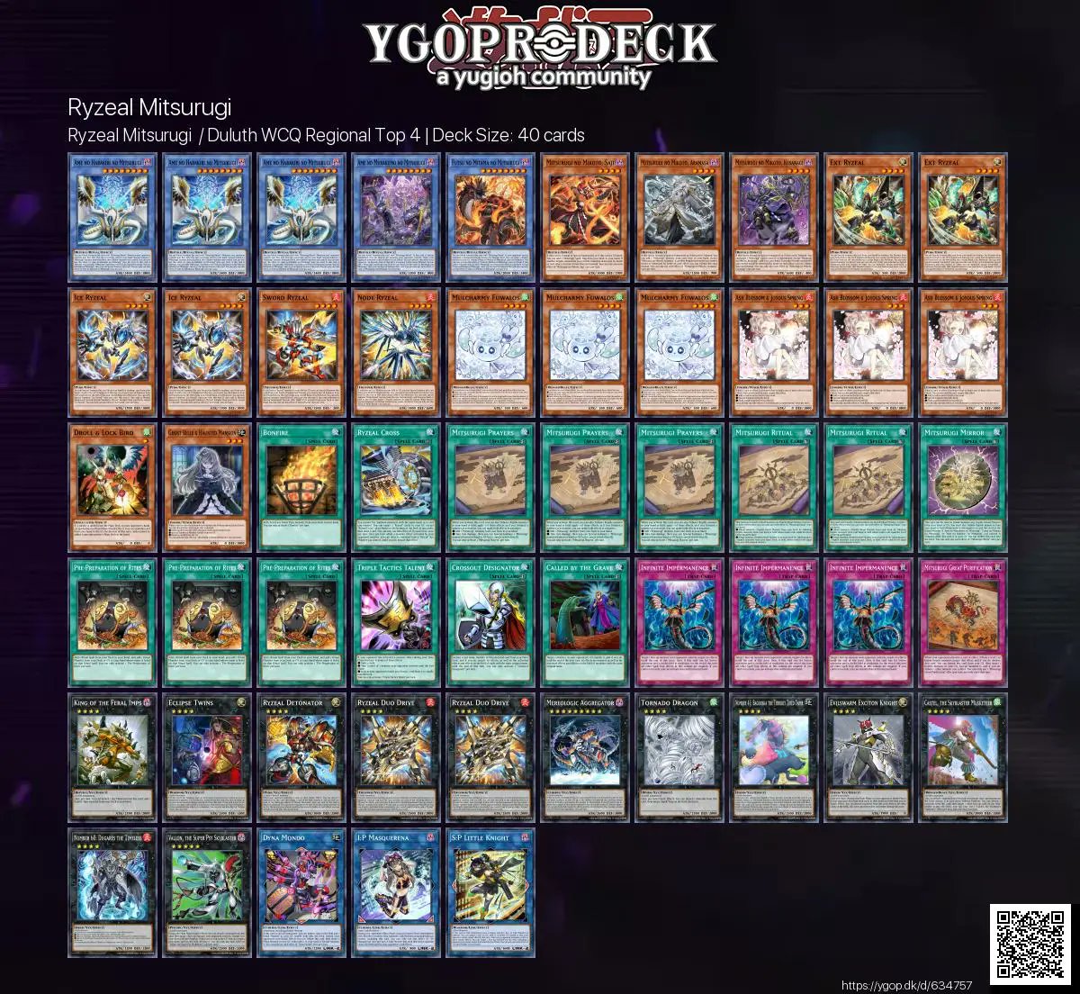 YGOPRODeck's tweet photo. Ryzeal Mitsurugi  / Duluth WCQ Regional Top 4 🏆

✅ https://t.co/LfalRhkziE

#yugioh #yugiohtcg https://t.co/r0B5tfa3Aq