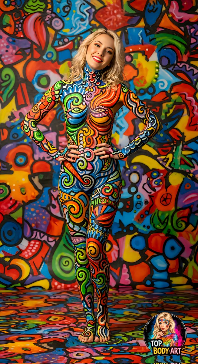 There are so many colors in this room! She blends right in!