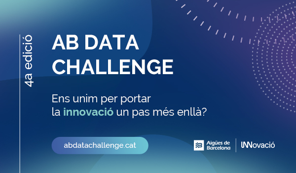 Torna l’#ABDataChallenge! 🚀
Des d’<a href="/aiguesbcnclient/">Aigües de Barcelona</a> busquem #equips amb talent i curiositat per plantejar solucions innovadores en resposta a nous #reptes i necessitats.

👉abdatachallenge.cat