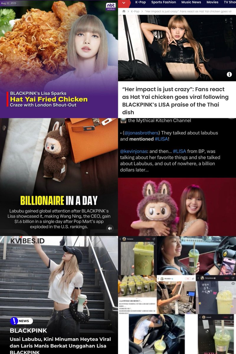 Can we talk about Lisa’s influence? the way she can make anything go viral is insane! that kind of impact is something not everyone is capable of 🙂‍↕️