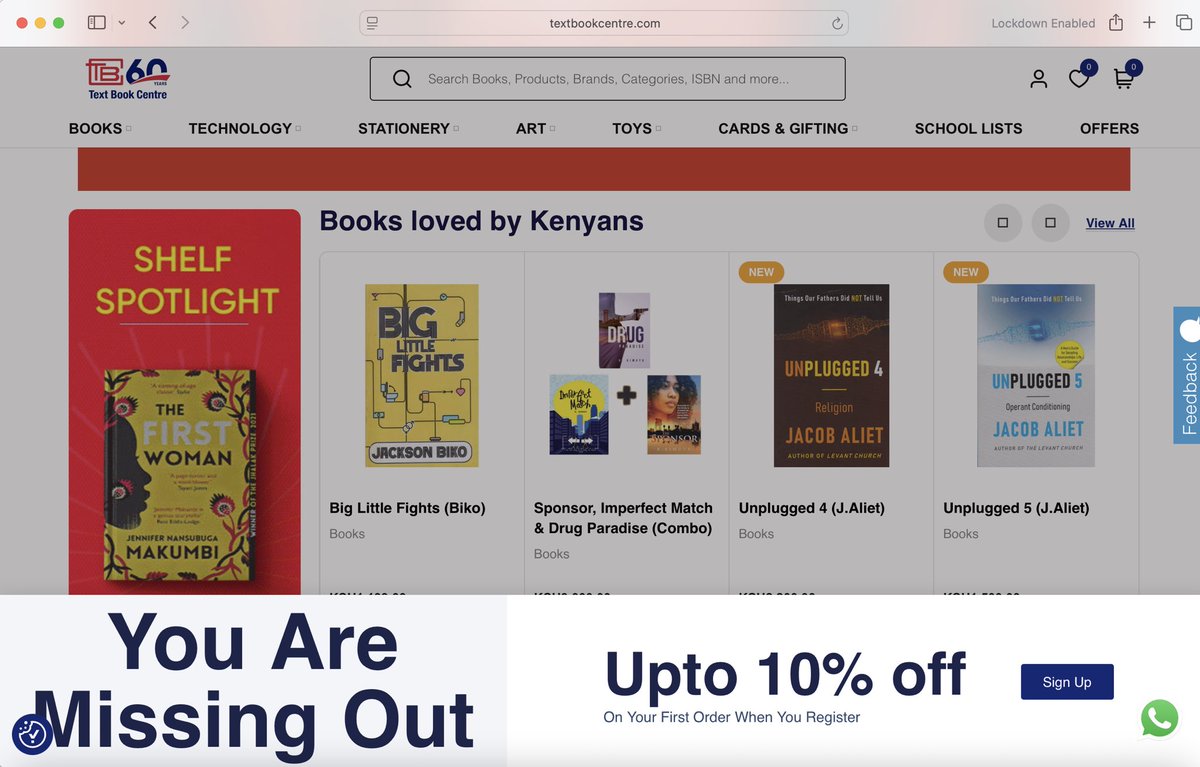 K. Kimuyu (@wakimuyu) on Twitter photo Grateful to be among the books Kenyans love <a href="/TextBookCentre/">Text Book Centre</a>. 🙏🏽 Register on their website to get 10% off your first order. Thank me later! Grateful to be among the books Kenyans love <a href="/TextBookCentre/">Text Book Centre</a>. 🙏🏽 Register on their website to get 10% off your first order. Thank me later!