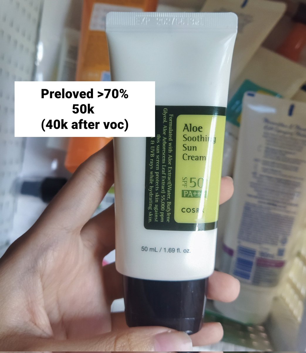 spixiehollow's tweet photo. wts want to sell #zonauang
- nivea hand body lotion extra bright / night nourish 💰18k
- illiyoon ceramide ato cream / lotion (preloved) 💰18k
- cosrx aloe soothing sun cream (preloved) 💰50k https://t.co/hxWdAZ5i3R