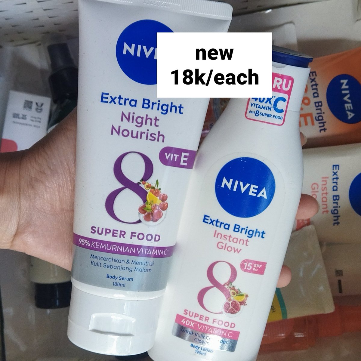 spixiehollow's tweet photo. wts want to sell #zonauang
- nivea hand body lotion extra bright / night nourish 💰18k
- illiyoon ceramide ato cream / lotion (preloved) 💰18k
- cosrx aloe soothing sun cream (preloved) 💰50k https://t.co/hxWdAZ5i3R