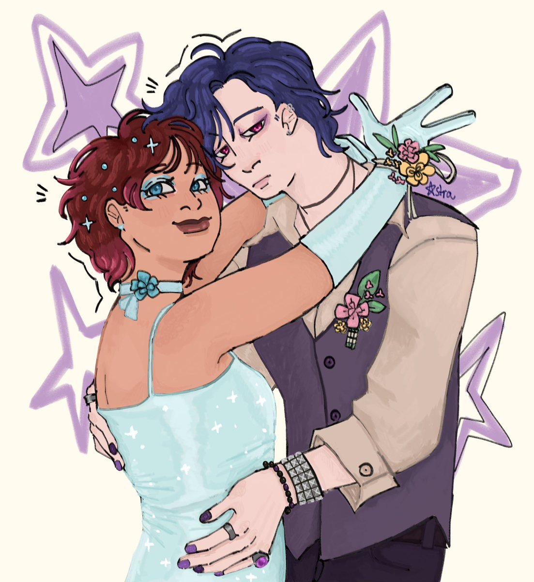 astrapops's tweet image. prom night
#oc #art #artmoots
