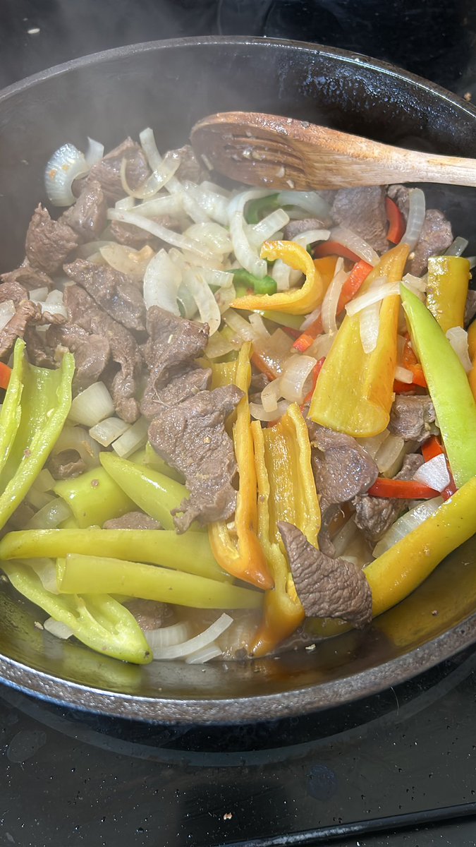 Back strap stir fry in 3.. 2.. 1..