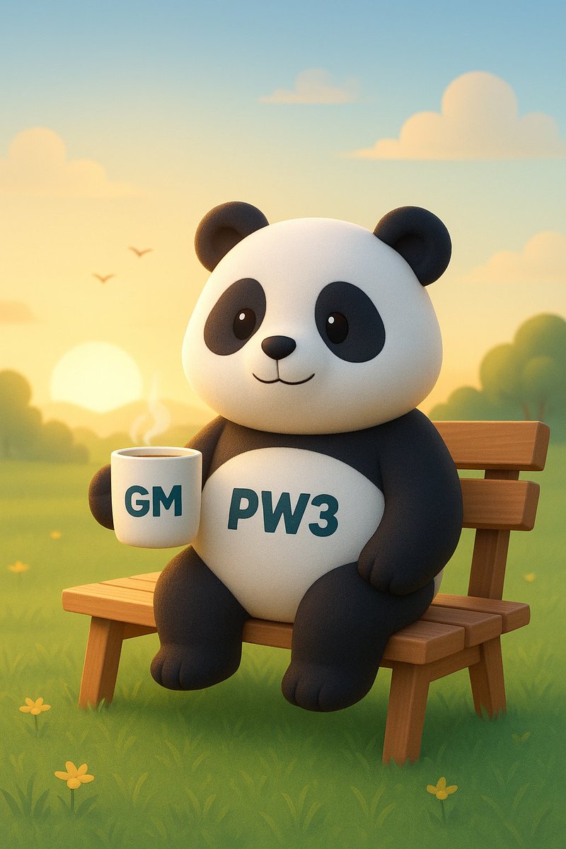 pandaonweb3's tweet image. Gm to those who say GM back ☀️ 

Let’s build stronger blocks &amp;amp; brighter vibes 💎  
Stay sharp, stay kind, stay onchain.