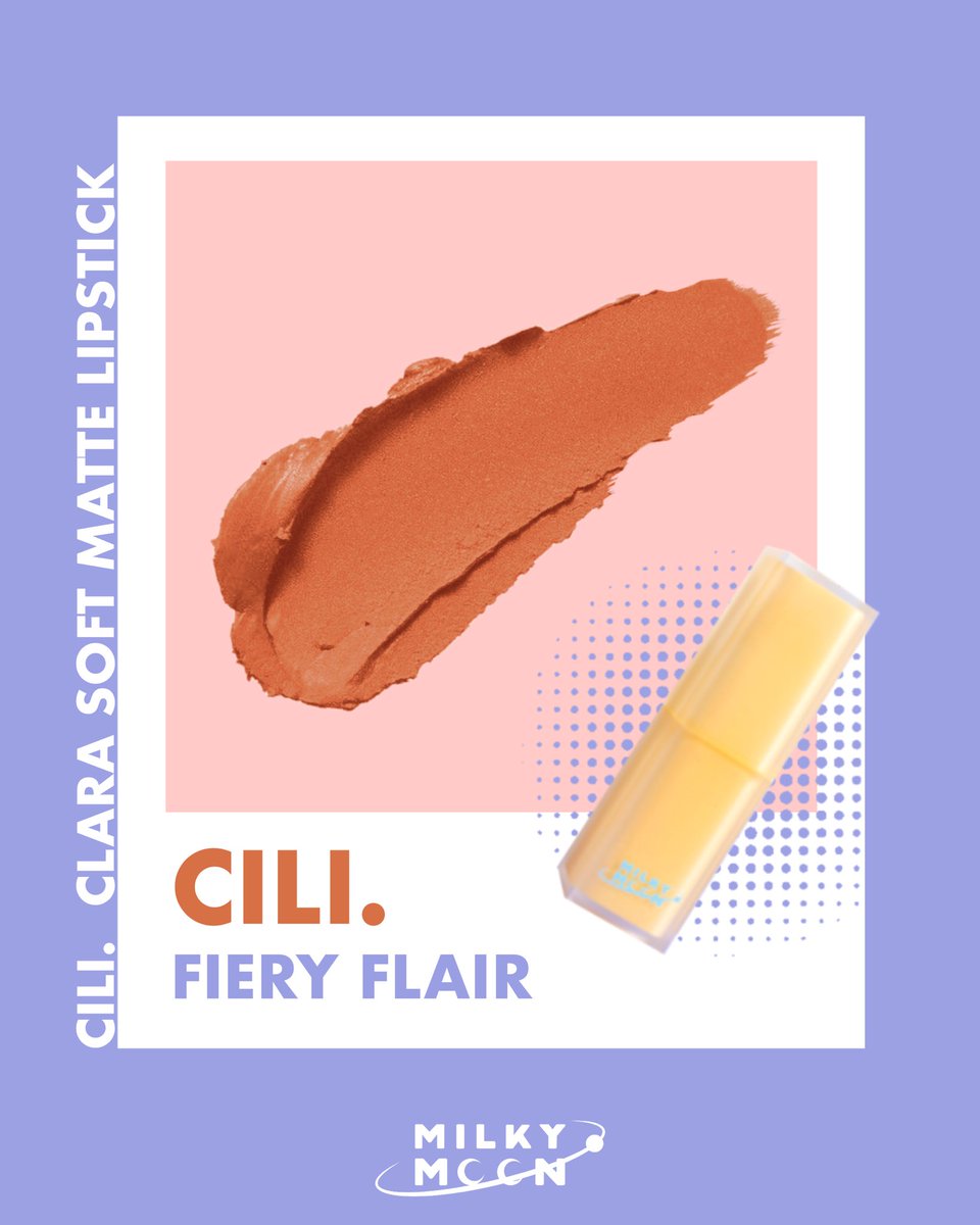 RizalAziz_'s tweet image. CODEname: CILI - Fiery Flair 💕

PRODUCT: MilkyMoon Clara Soft Matte Lipstick. 

Illustration for @milkymoonCo 

#localproduct #milkymoon #illustration #procreate