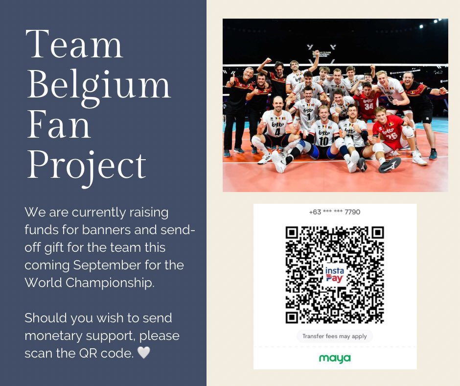 JlNGERBREAD4's tweet photo. Still accepting donations for TEAM BELGIUM ❤️

We already secured Banners and Balloon Clappers. For send-off gift na lang and kung ano pang kakayanin sa budget 🥰

Sharing our tweet would be a huge help too. 🥰 https://t.co/ak7rBsNyOj