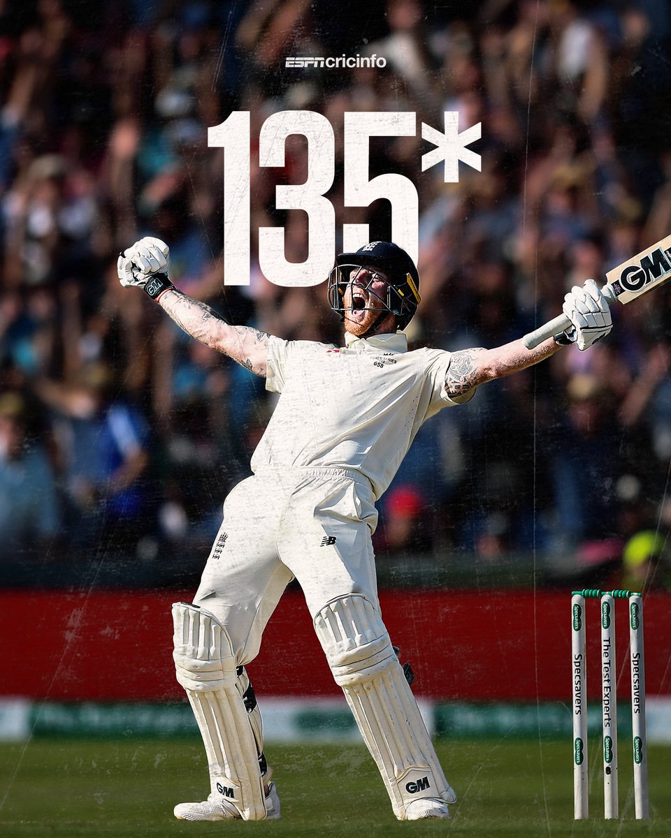 cricinfo's tweet photo. Exactly 6 years ago today, Ben Stokes showed us anything is possible 🔥 https://t.co/kg8yABwiOM