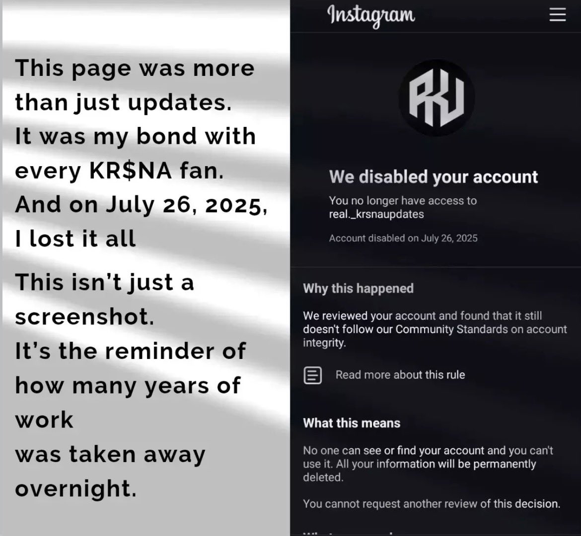 My bro is back again show your love and support ❤️🧿 <a href="/krsnaupdates/">Real_krsnaupdates</a> 
instagram.com/real_krsnaupda…