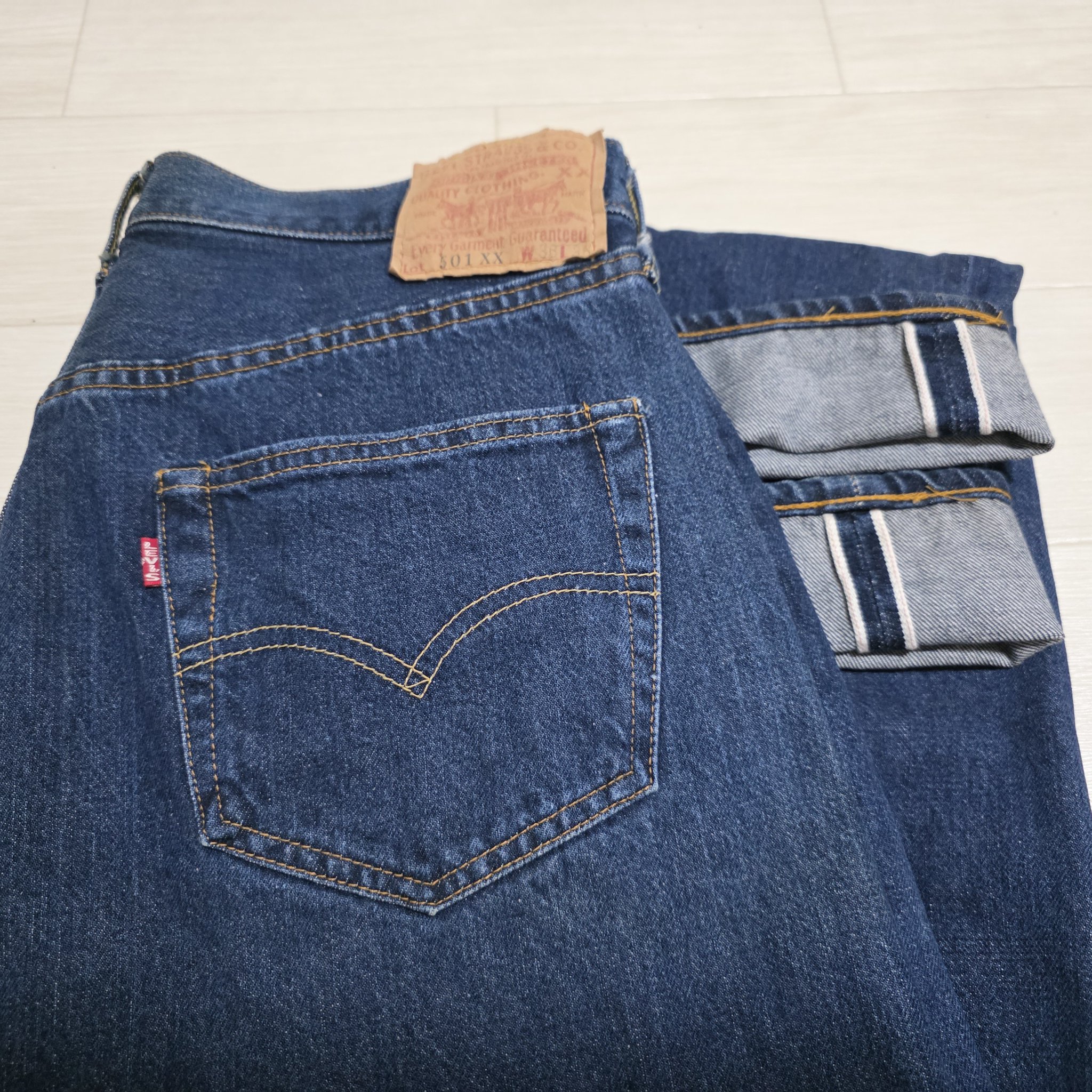 Levi's 501XX USA製 55501 バレンシア 36×36 裾上無 Levi's VINTAGE CLOTHING リーバイス ジーンズ 501XX バレンシア