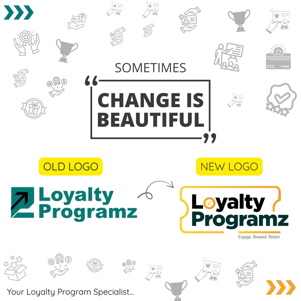loyaltyprogramz's tweet photo. Sometimes Change Is More Beautiful. A Fresh Look, Same Commitment! ���

We’re excited to unveil our new logo – a symbol of growth, our dedication, innovation, and our promise to serve you better. 🌟

https://t.co/lkBycsjcyR

.

.

.

.

#loyaltyprogramz #update #news https://t.co/Fz66cscIlY