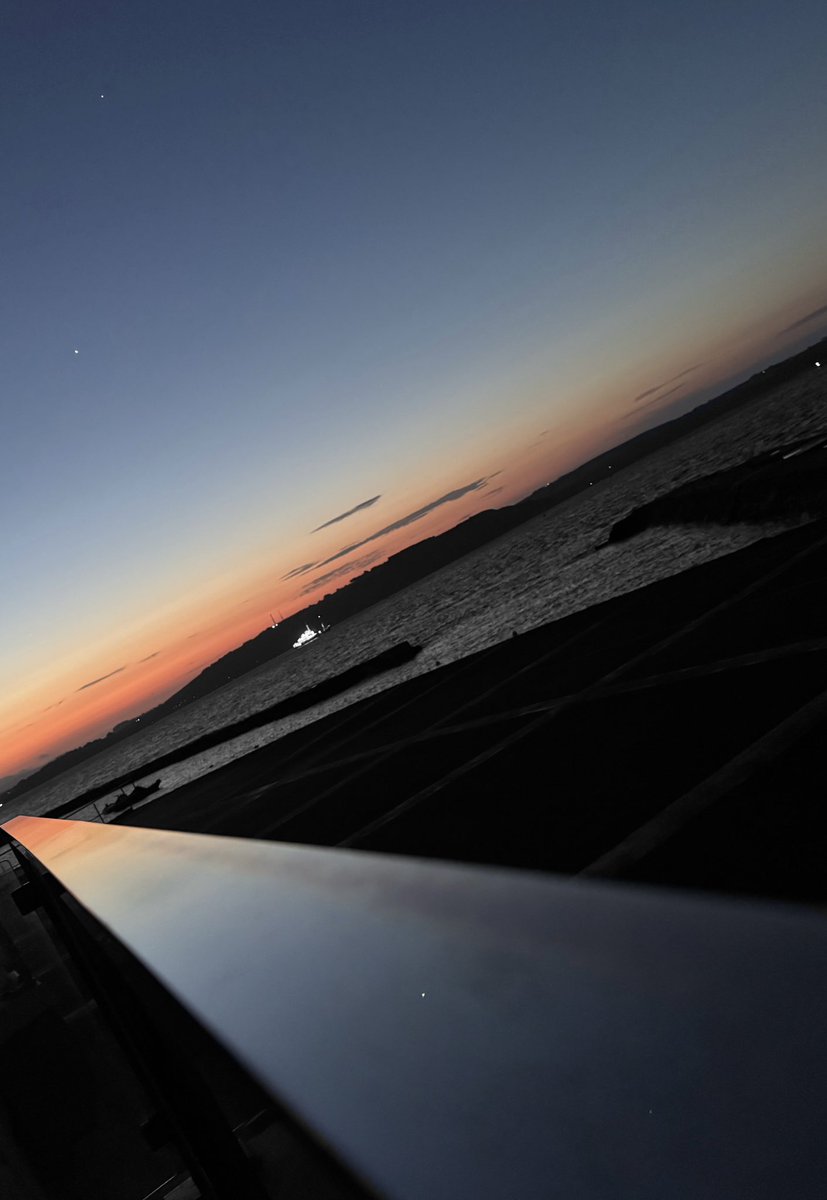 Sat looking over Plymouth Sound, family all snoozing, I’m armed with a coffee, listening to a combination of waves gently meeting the shore and <a href="/LarkinPoe/">Larkin Poe</a> , this is the way to start a Bank Holiday.