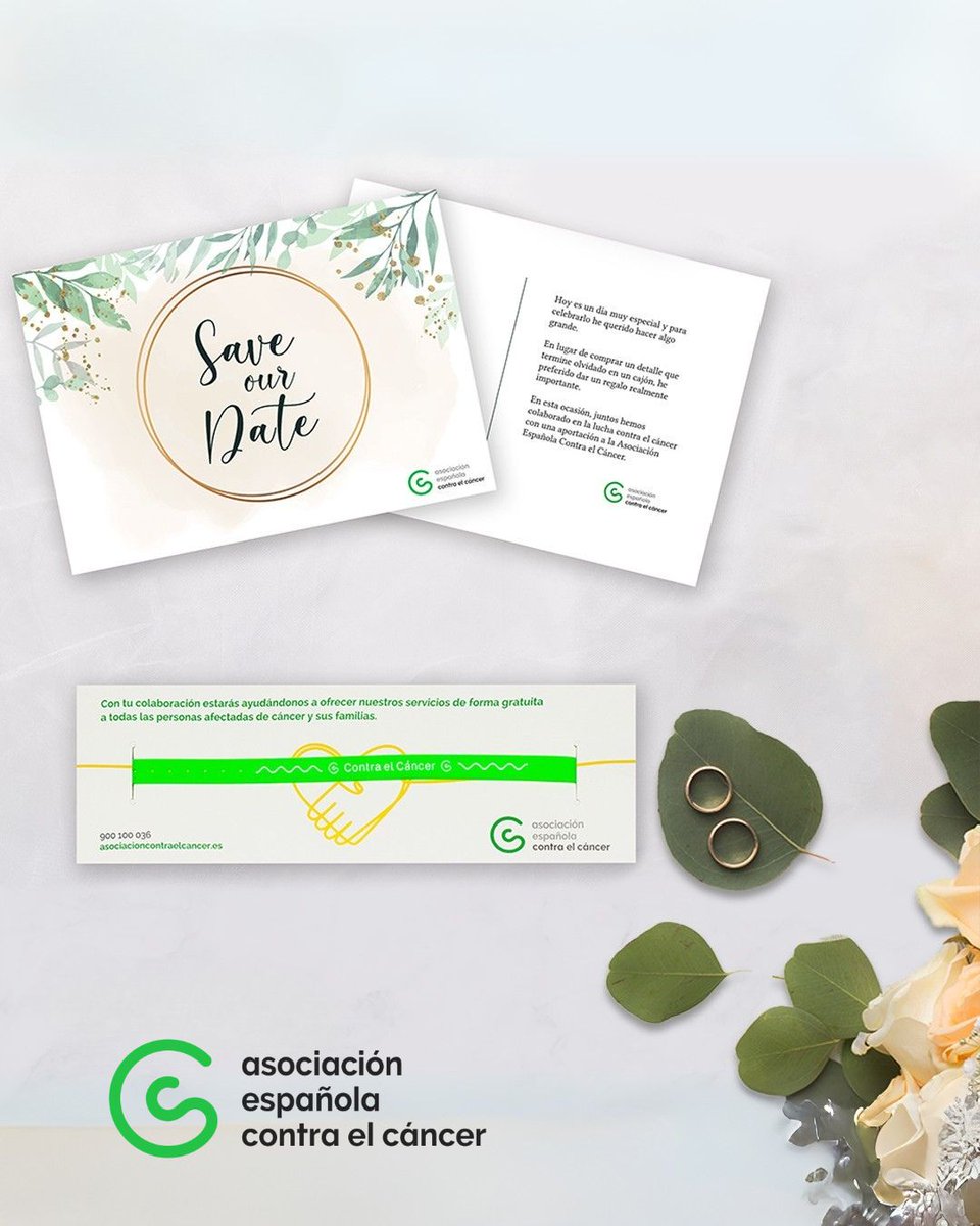🥳🎉¿Te casas en septiembre? Haz que tu boda sea aún más especial.
En nuestra tienda online, encontrarás recuerdos únicos que no solo celebran el amor, ¡sino que también transforman vidas!Haz tu pedido ya en tienda.contraelcancer.es y prepara un “¡gracias!” inolvidable.