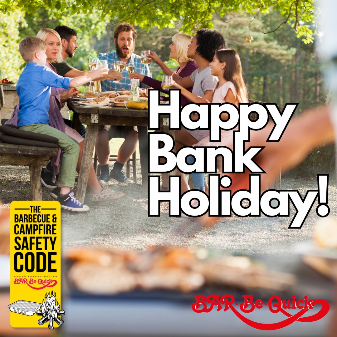 It’s a Bank Holiday &amp; you know what that means? BBQ TIME! 😃
If you’re rustling up a tasty feast today, make sure you’re barbecuing safely and following the tips of our #CoolItQuick campaign
Find out more here barbequick.com/grillguide/bar… 
#BankHoliday #BBQ #BankHolidayBBQ