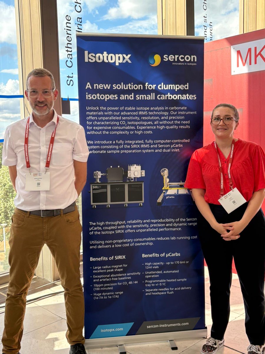 Great news! We're excited to announce a new collaboration with Sercon Instruments!

This partnership brings together our shared expertise in isotope ratio mass spectrometry (IRMS) to develop cutting-edge solutions for the scientific community. 

ow.ly/eOVp50WF3XH
