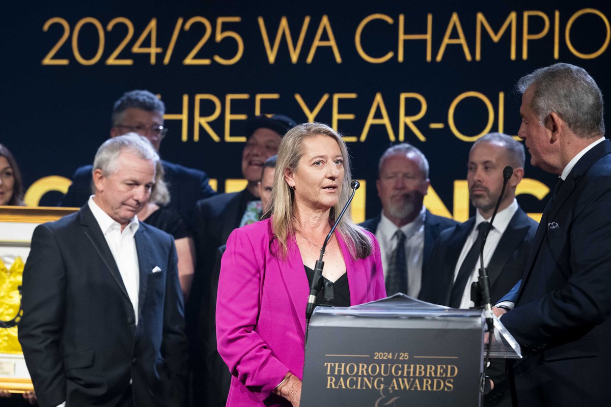 RacingWA_Tbreds's tweet image. She was WA's standout 3YO filly last season and has the Group 1 Northerly Stakes and Perth Cup on her radar next.
racingwa.com.au/news/2025/08/2… @santassnippets @tabtouch @tabradio @westernracepix @perthracing