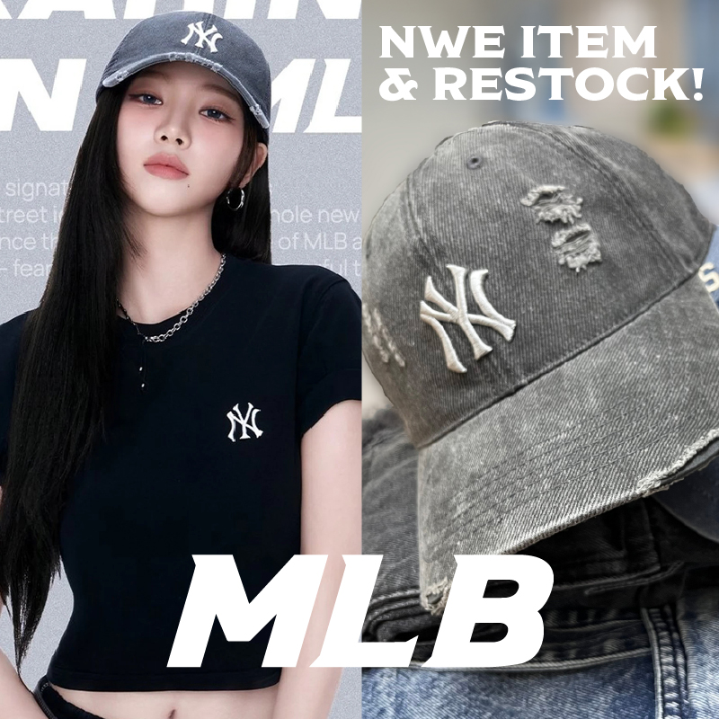 日本未発売】カリナ着用 新品 MLB イヤーフラップ キャップ ブラック
