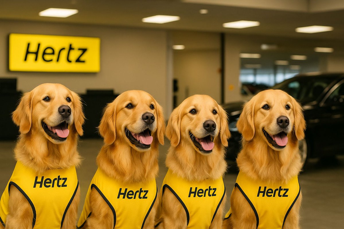 Hertz’s Golden Retriever Squad is easing holiday stress at US airports! Find out how their furry helpers are making travel more enjoyable. 
 travelandtourworld.com/news/article/h…
#google_vignette
#TravelNews #HolidayTravel #PetTherapy #AirportExperience #Hertz