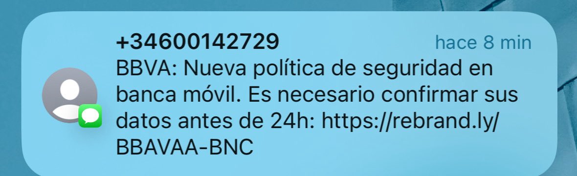 Carlos (@cripoll) on Twitter photo Another #SCAM #phishingscam related to <a href="/BBVA_espana/">BBVA en España</a> #banks Another #SCAM #phishingscam related to <a href="/BBVA_espana/">BBVA en España</a> #banks