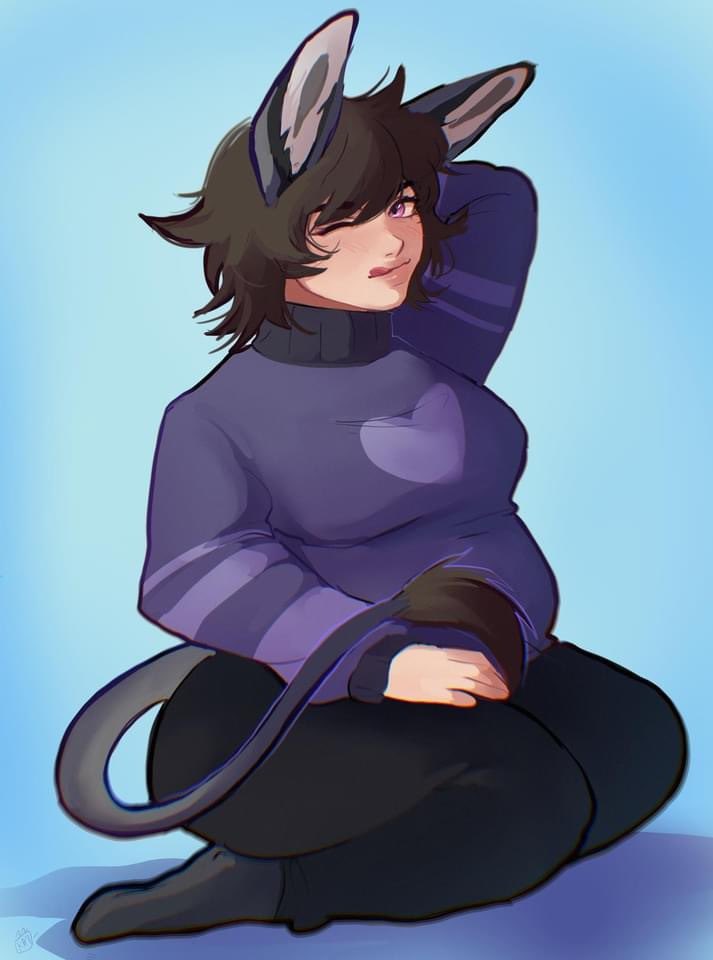 WereDonkJade's tweet photo. @skunkswamp Human people? I have my donkey gal here who has a humanoid form https://t.co/J6cDsqs2mx