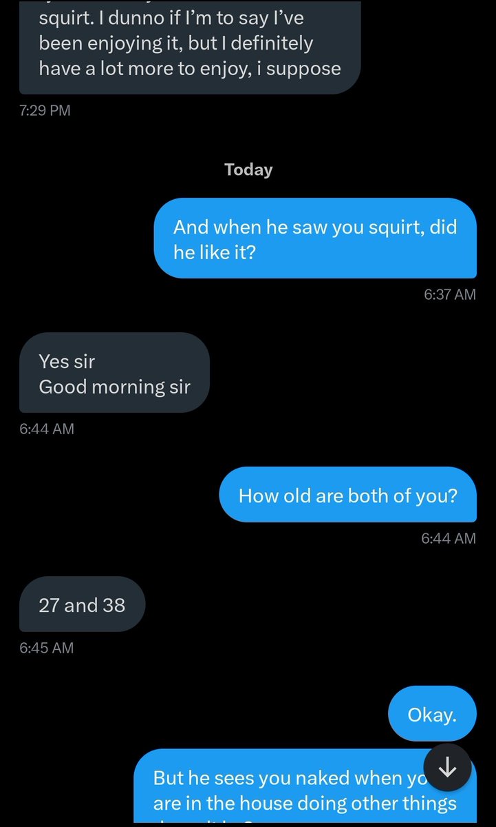 Please read the conversation that I had with a 27 year old married woman 👇.