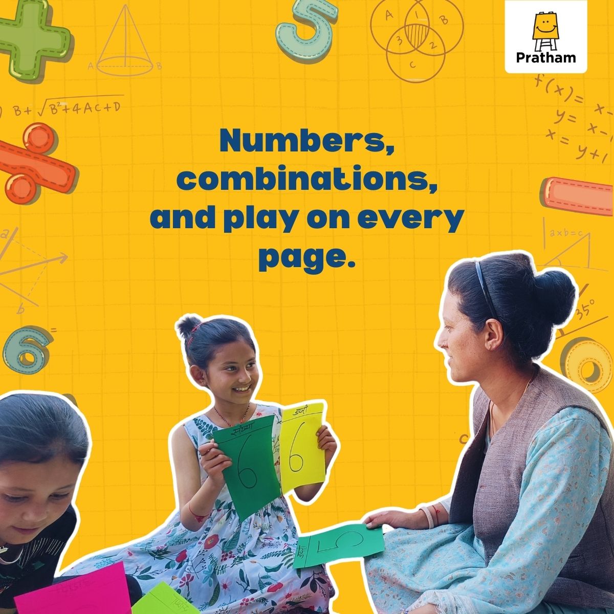 Pratham_India's tweet image. Learning doesn’t need big tools. With a simple Sankhya Diary, children explore numbers &amp;amp; turn learning into play. #TaRL #Pratham