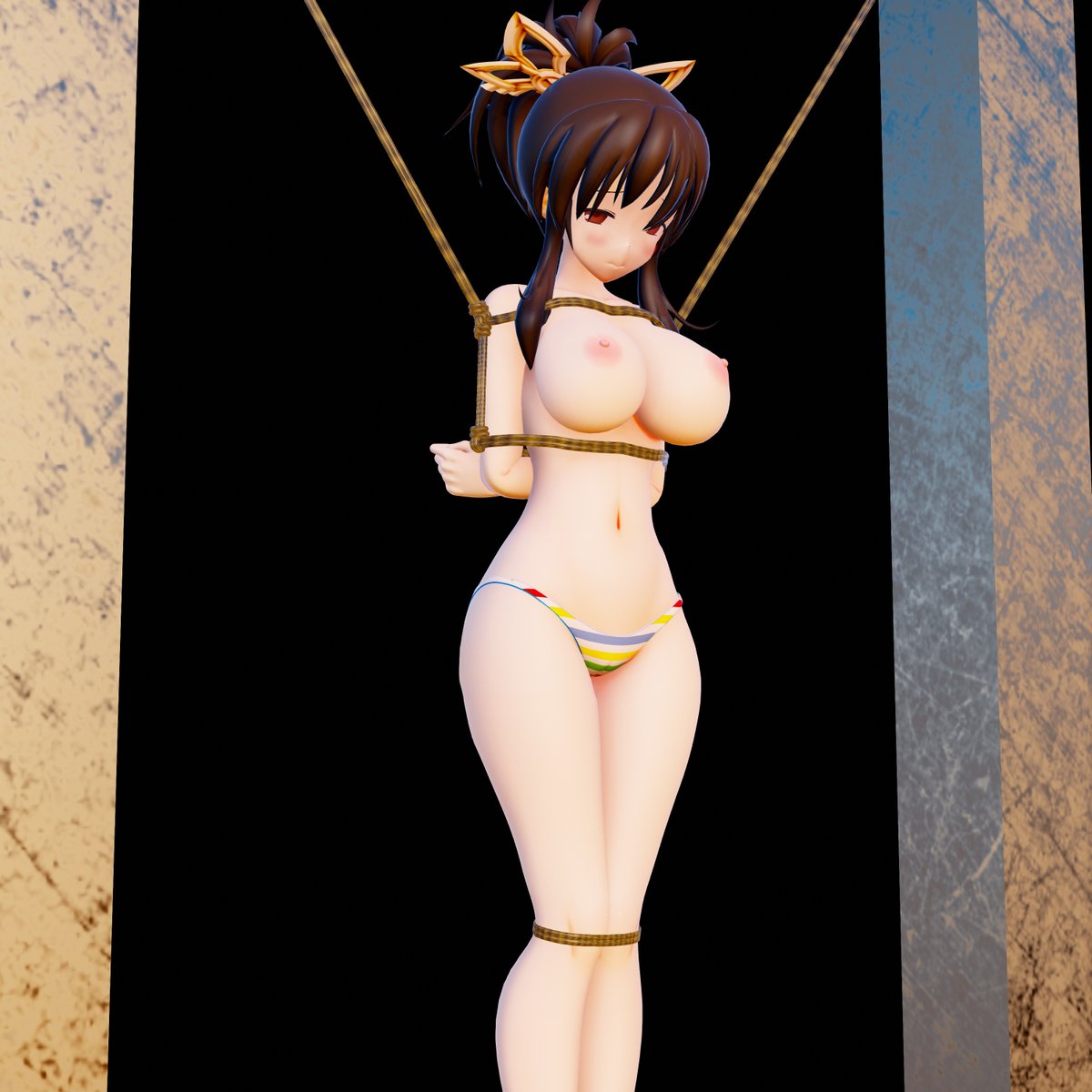 補正用3Dモデル飛鳥
変換テスト 