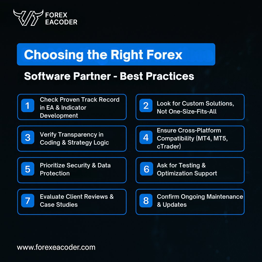 forexeacoder's tweet image. ๐ง Choosing the right Forex software partner is the key to trading success.
From custom EAs to transparent coding & cross-platform tools-every detail matters. ๐
#ForexEACoder #ForexSoftware #AlgoTrading #SmartTrading