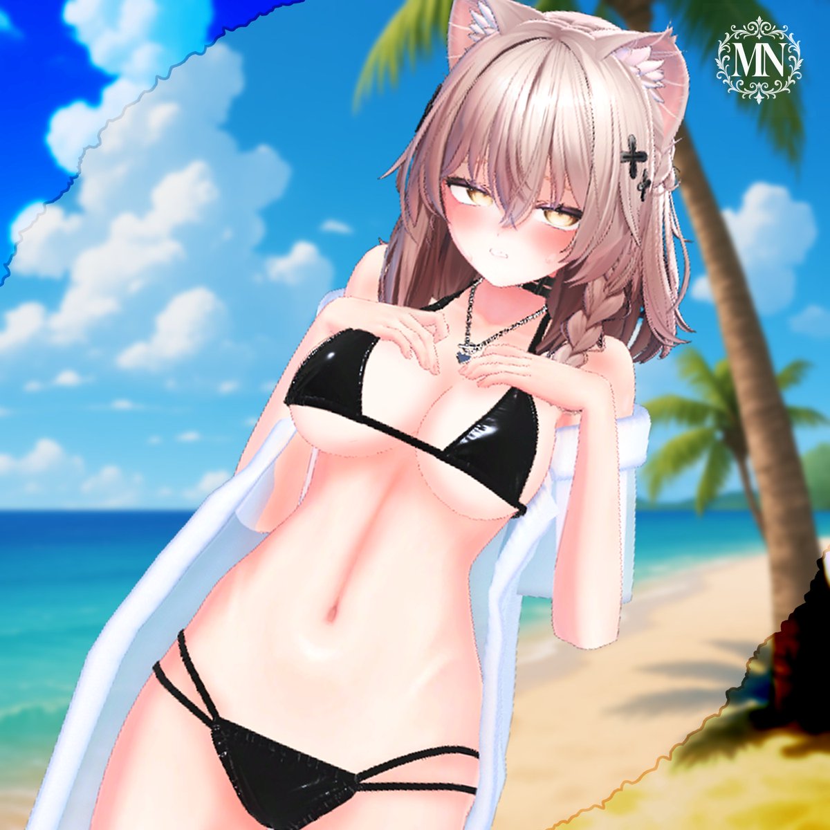 🌊【新作リリース】🌊
モノショップ第3弾『Mono Wave』が登場しました！✨

リリース記念として 8月いっぱい無料配布！
その後は 300円 にて販売いたします💠

この機会にぜひチェックしてみてください〜！💖
mono123123.booth.pm/items/7322062
#VRC #モノショップ