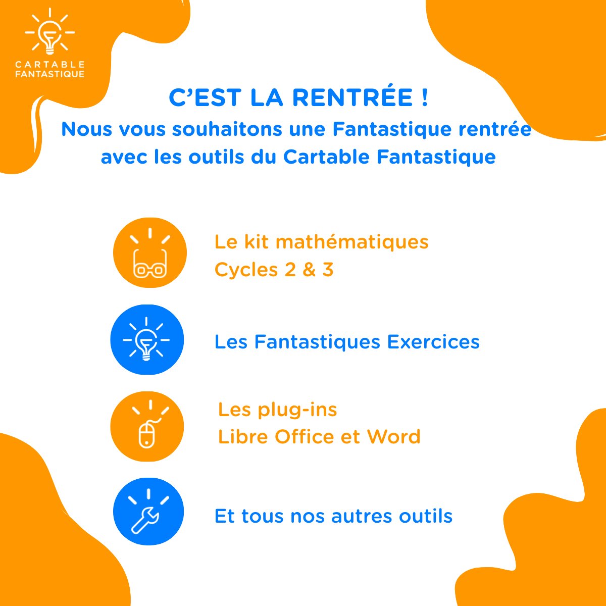 ✨ C’est bientôt la rentrée : commencez cette année scolaire sur de bonnes bases, en toute sérénité, avec nos ressources pensées pour les élèves dyspraxiques. 

👉Découvrez vite notre mémo pratique pour bien démarrer  
cartablefantastique.fr/votre-rentree-…