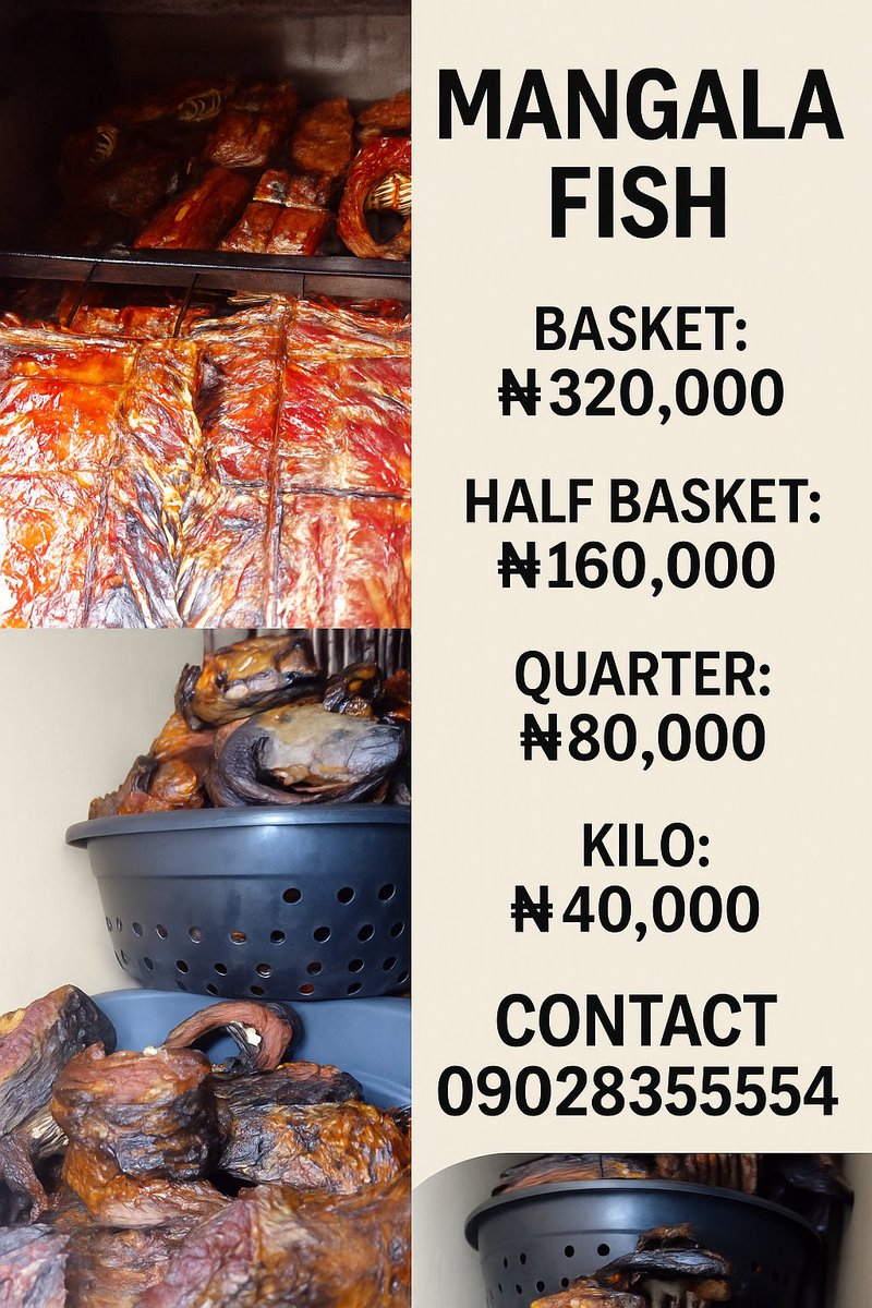 <a href="/UnkleAyo/">👑S.A.L.A.K.O🕊</a> I sell neatly processed oven-dried Fish and snails.
My location is Ijebu-Ode Ogun State but we deliver to every part of the country and outside the country. 

Please help support my business 
Thank you