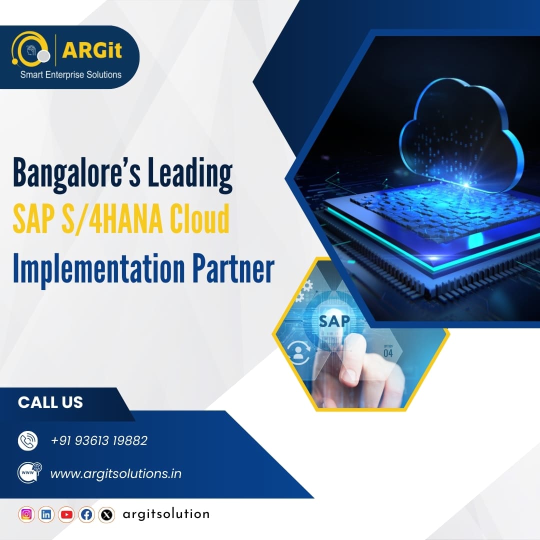 argitsolution's tweet image. Elevate your enterprise with SAP S/4HANA Cloud!
We are #Bangalore’s leading implementation partner, enabling businesses to innovate &amp;amp; scale with ease.
📞 +91 93613 19882 🌐 argitsolutions.in
#SAP #S4HANA #CloudERP #DigitalTransformation #EnterpriseSolutions #ARGitSolutions