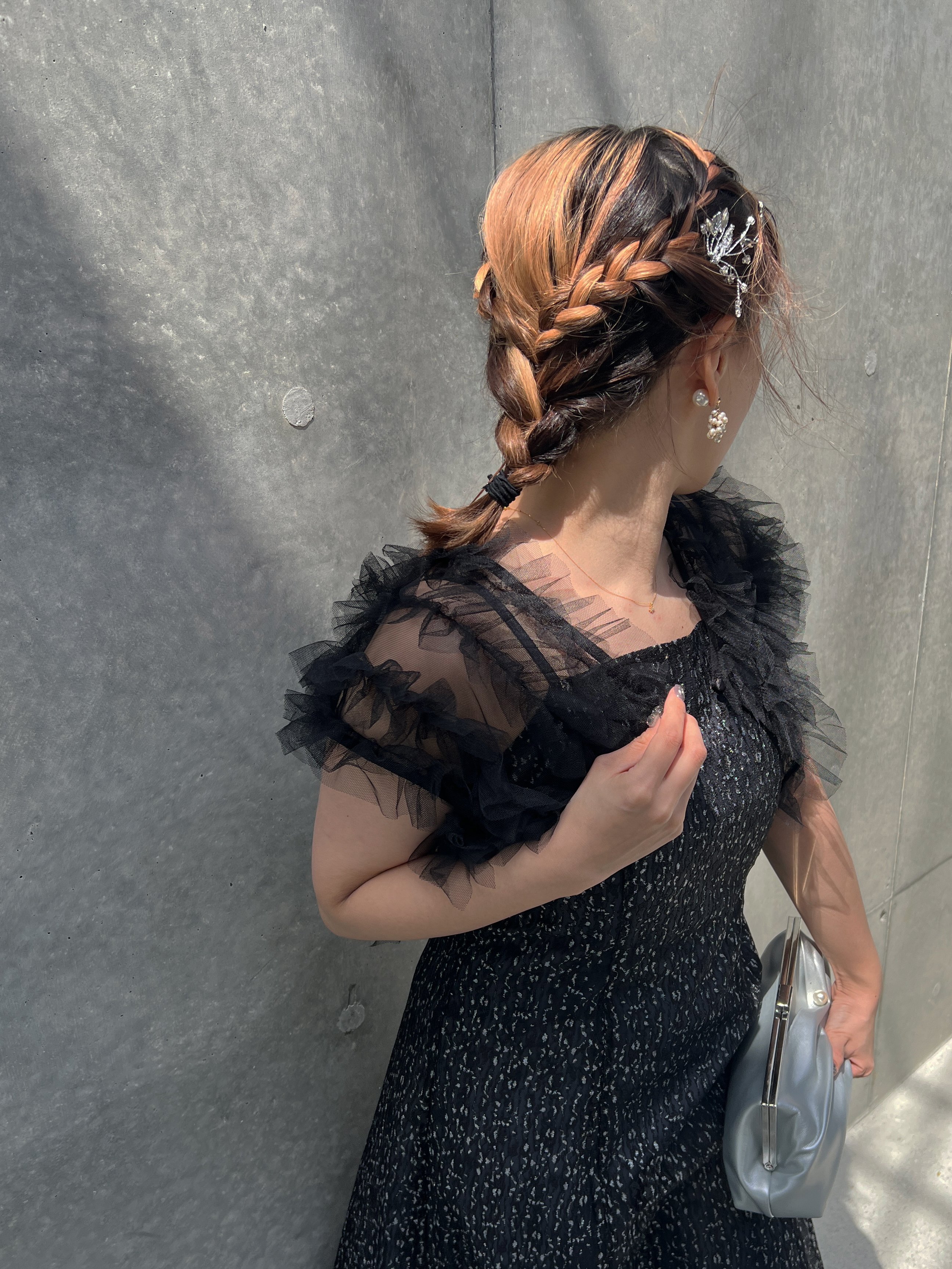 オケージョンドレス ♡ 定価18,700円 ♡ Dorry Doll Dorry Doll ドレス ギャザースリーブIラインドレス結婚式