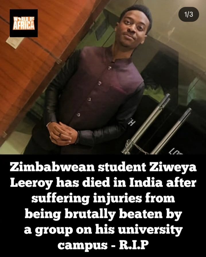 sr_odawa's tweet photo. @_AfricanUnion @WilliamsRuto @CyrilRamaphosa @officialABAT @AlsisiOfficial @ikulumawasliano @KagutaMuseveni We need action!.
Indians attacking african student to death.
They live in africa peacefully and we die in their country!!.
#Africans #kenya #Nigeria #SouthAfrica https://t.co/P8AmjcfCzg
