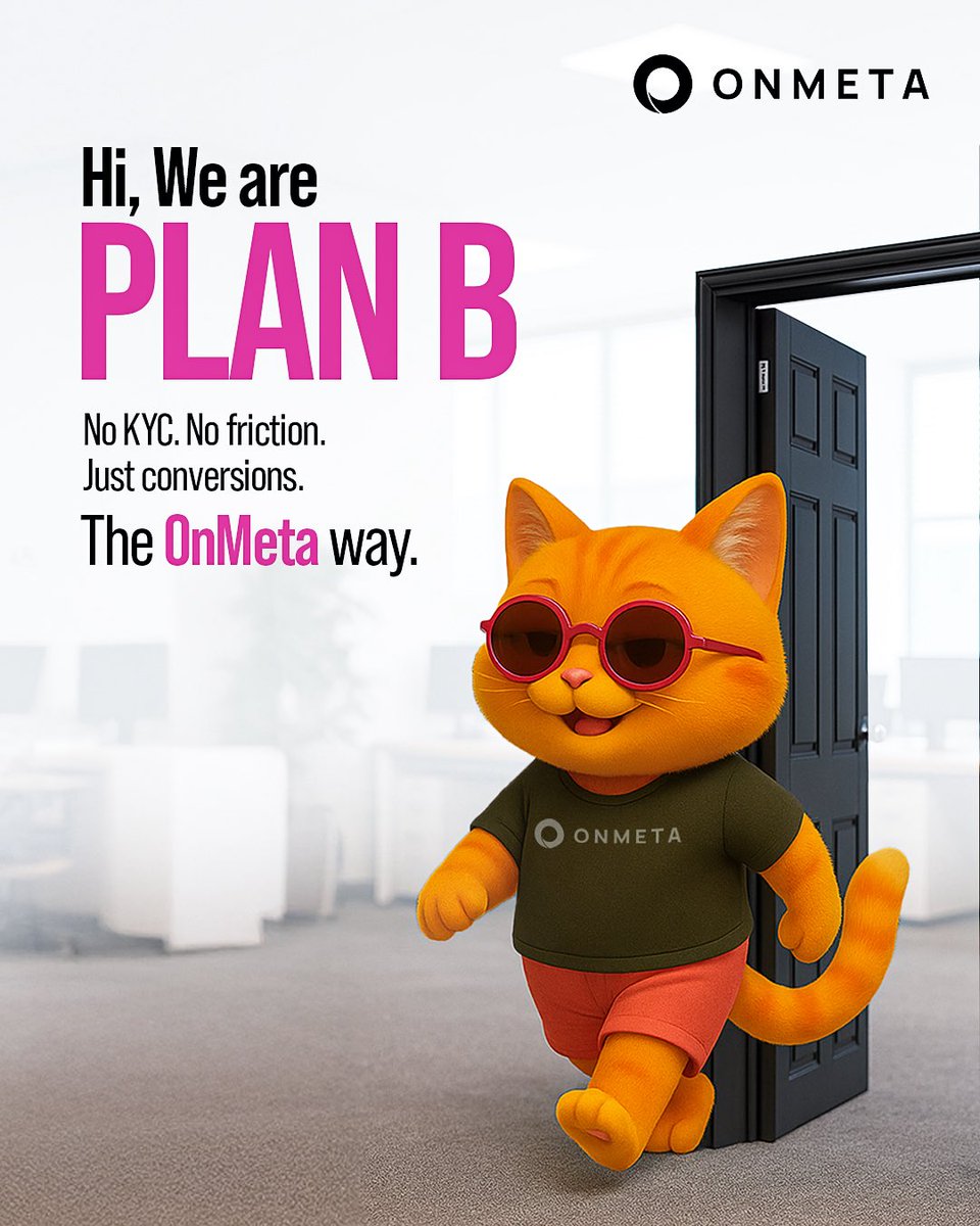 Every growth team has this conversation.
Low conversions. High drop-offs. KYC friction.

What’s Plan B?

If your current flow is losing users at checkout,
OnMeta plugs in where Web2 fails.

Let’s turn Plan B into your best move.

#CryptoIndia #Web3Growth #OnMeta #FiatOnramp