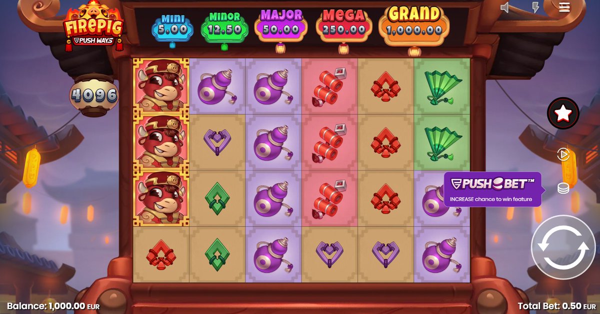 Continuing its mission to cater to all corners of the slot-playing audience, Push Gaming returns with Fire Pig Push Ways, a follow-up to Big Bite Push Ways. dama-nv-casinos.com/slots/fire-pig…