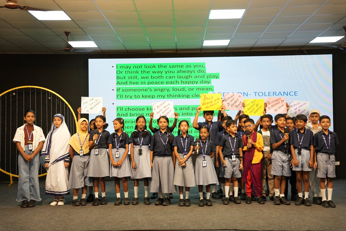 stbrittos's tweet image. “Class Assembly 🌟 Theme: Tolerance (VRLE) 🌈
Presented by V B Class ✨
Students inspired us to live with respect, patience &amp;amp; understanding.
📞 9840866053 | 🌐 stbrittosacademy.edu.in
#Tolerance #VRLE #ClassAssembly #SBA #ValueEducation”