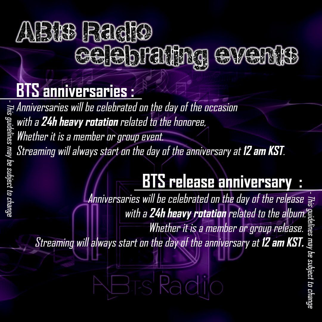 aBTS__Radio's tweet photo. Radio Guidelines
https://t.co/hyWTfut2ZD https://t.co/80cG86zJjq