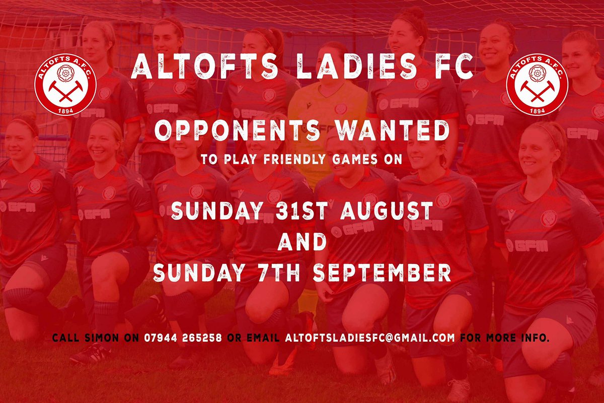 Altofts Ladies FC (@altoftsladiesfc) on Twitter photo 