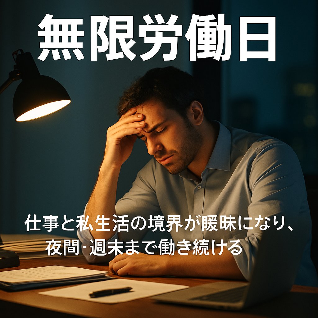 「ハイブリッドワークの罠、無限労働日」

Microsoft「Work Trend Index 2024」によると、ハイブリッドワークで仕事と私生活の境界が曖昧になり、夜間・週末まで働き続ける無限労働日が、心身の疲労を引き起こしていると報告されました。

microsoft.com/en-us/worklab/