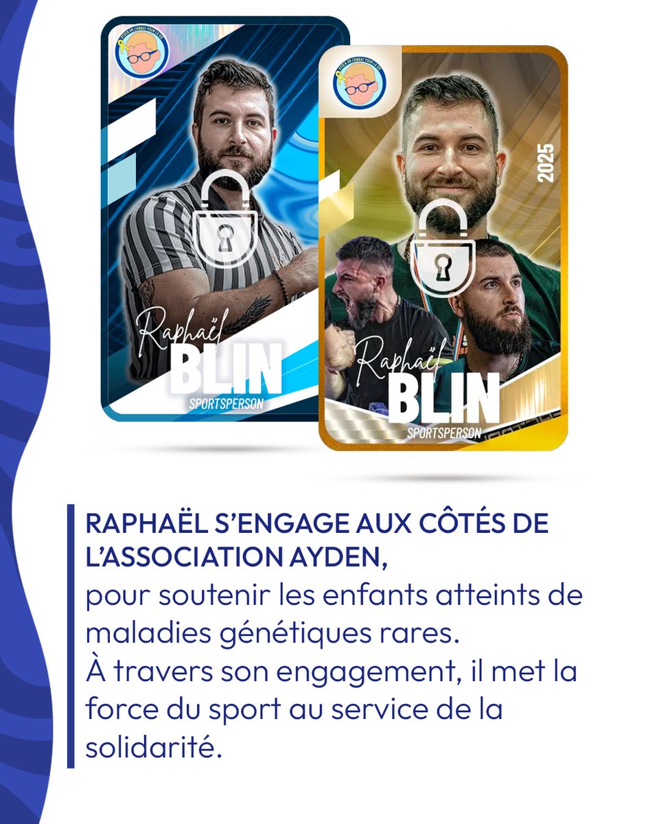 Raphael Blin met sa force au service de la solidarité. 💪

Figure de rigueur et d’équité, il s’engage aujourd’hui aux côtés de l’association ayden un combat pour la vie, pour soutenir les enfants atteints de maladies génétiques rares.

#RaphaelBlin #CarteSolidaire #Giftasso