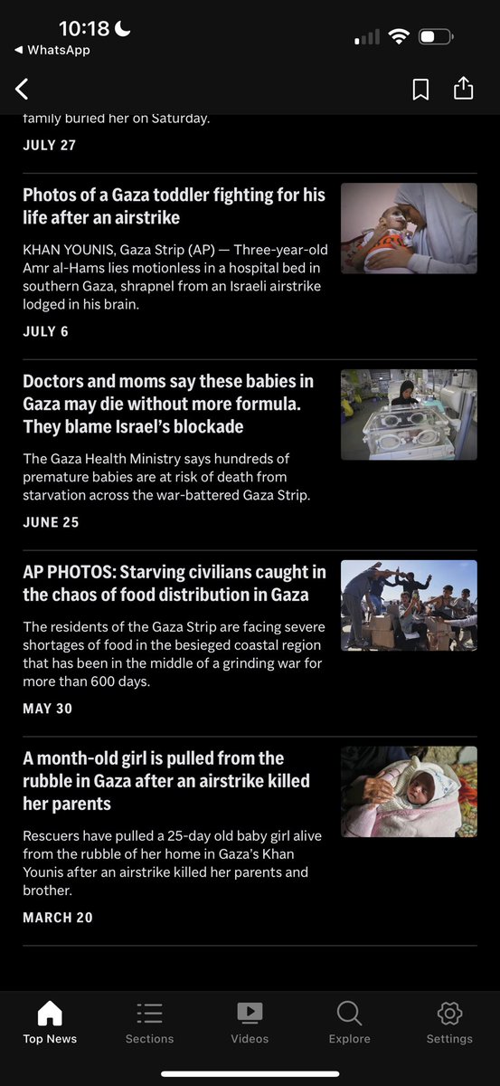 One of the journalists murdered live on air by Israel at Nasser hospital today was Maryam Abu Dagga. She reported extensively on the starvation for AP in the last few weeks.