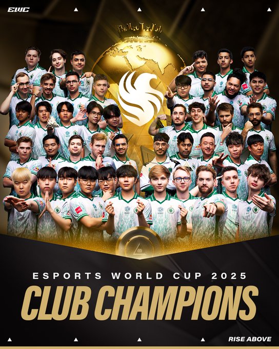 『Esports World Cup 2025』

総合優勝は「Team Falcons」

2大会連続制覇

negitaku.org/news/n-27145