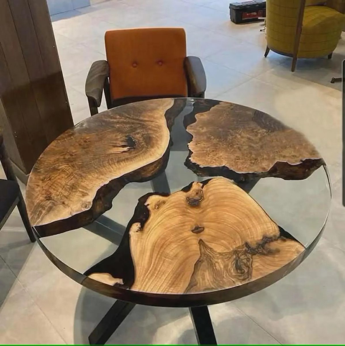 Kalvincalt's tweet image. Resin Acacia Round Coffee Table | Epoxy End Table | Side Table | Mid Century Modern Resin Table Top | Living Room Furniture | Handmade Gift etsy.me/3JQuNyI #epoxytable #epoxycoffeetable #roundcoffeetable #liveedgetable #roundepoxytable #resincoffeetable #bedsidetable