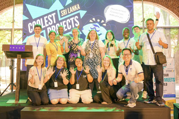 CodeClubAus's tweet image. Kaye has been in Sri Lanka attending both the Code Club global partners meeting and Coolest Projects. She shared our best practice with the global team, joined in forward planning, and learned from other countries where Code Club is established.
#volunteers #getkidscoding
