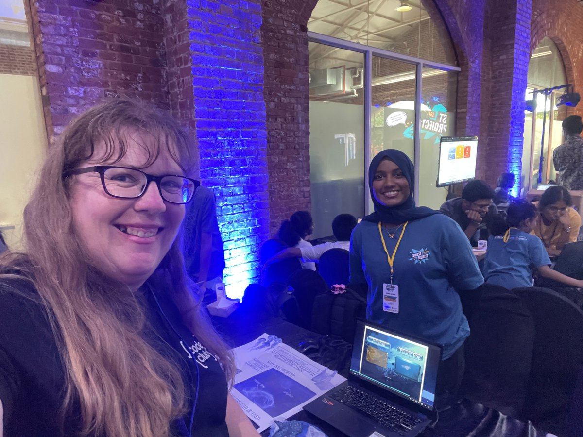 CodeClubAus's tweet image. Kaye has been in Sri Lanka attending both the Code Club global partners meeting and Coolest Projects. She shared our best practice with the global team, joined in forward planning, and learned from other countries where Code Club is established.
#volunteers #getkidscoding