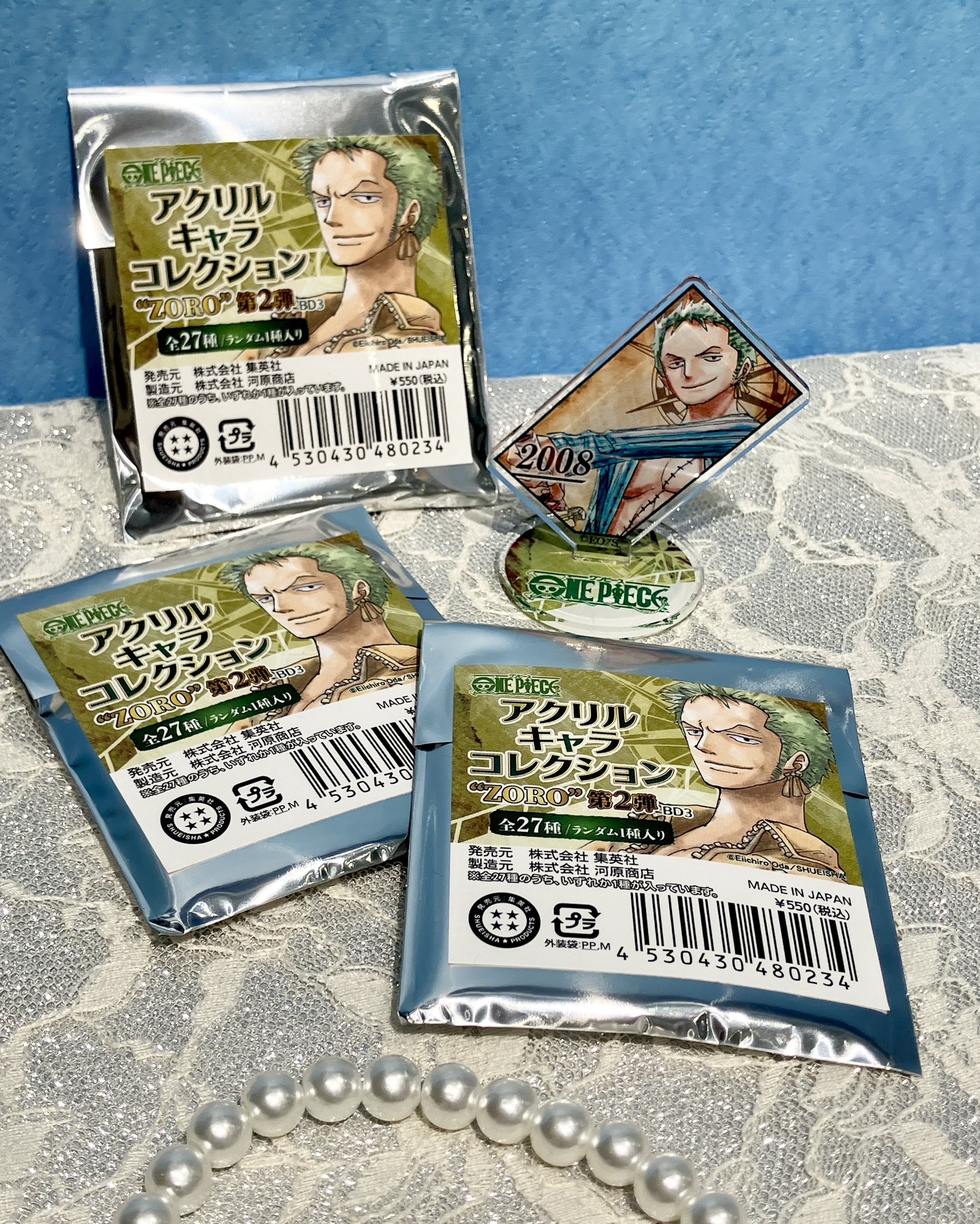 ONE PIECE ZORO アクリルキャラコレクション 第2弾 【公式通販】